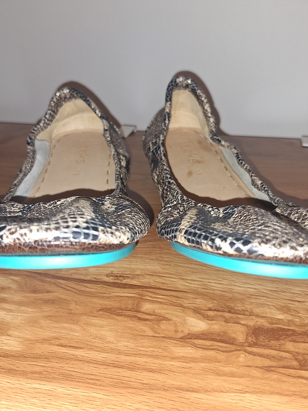 Tieks - Copperhead Snake Ballet Flats Size 13 - Picture 6 of 7